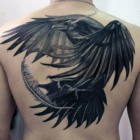 Tatouage corbeau