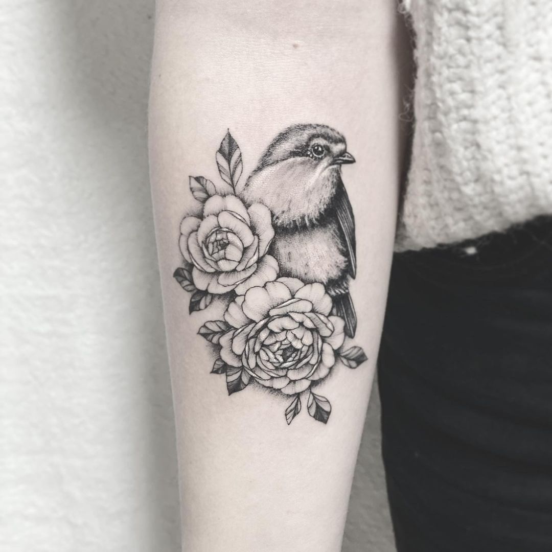 Tatouage Rouge Gorge Noir Et Blanc Tous les tatouages au hashtag "pivoinetattoo"